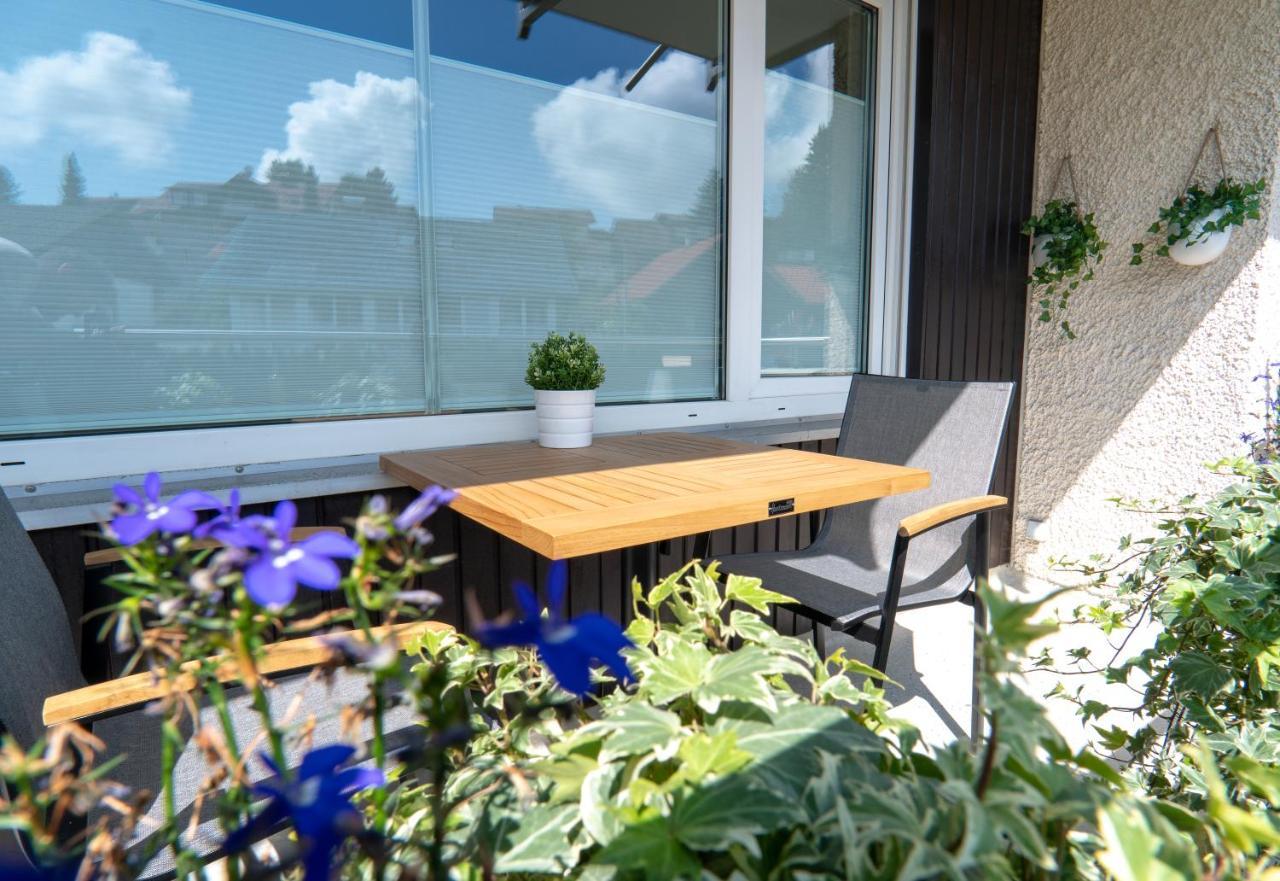 Ferienwohnung Bergpfote - Hund Herzlich Willkommen Scheidegg Exteriör bild